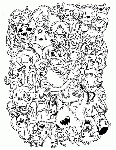 A perfect doodle drawing for a perfect happy day. Coloring Pages Cartoon Network - Coloring Home