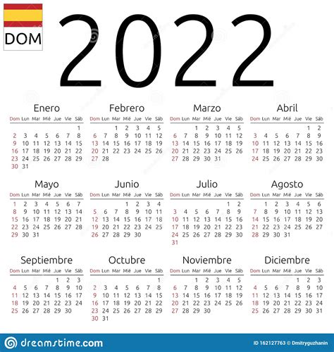 Calendario 2022 En Español