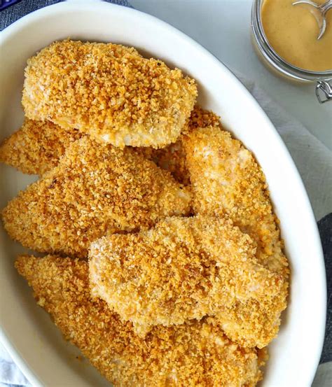 Baked Panko Crusted Chicken SimplyMadeEats Com