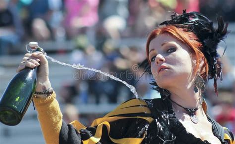 A Red Haired Wench At The Arizona Renaissance Festival Editorial Photo Image Of Eyes Redhead