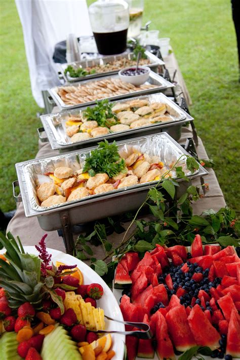 These days, a wedding reception menu doesn't have to be super formal and expensive. Pin on Rustic ideas for party