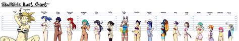 Skullgirls Bust Chart By Shadowbugx On Deviantart