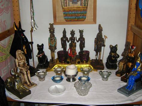 Kemetism Witches Altar Shrine Pagan Altar