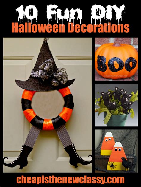 10 Fun And Spooky DIY Halloween Decorations