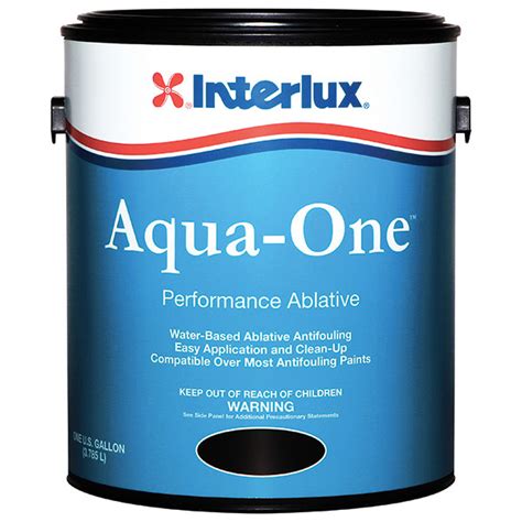 Interlux Aqua One Water Based Bottom Paint Gallon Interlux Aquaone