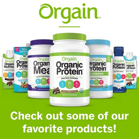 Orgain Organic Plant Based Protein Powder Vanilla Bean Vegan Exp 0521