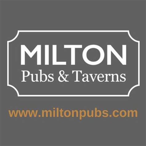Menu At Milton Pubs Taverns Attleborough