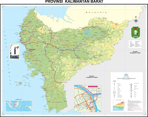 Amazing Indonesia West Kalimantan Map