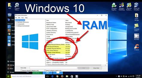 Finding the basic specs in windows 10. Windows 10 - How to check RAM/Memory - System Specs - Free ...