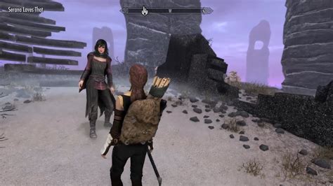 Talking To Serana After Being Soul Trapped Sda Mod Skyrim The