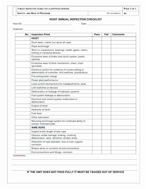 Electrical Checklist In Excel Format Checklist Format