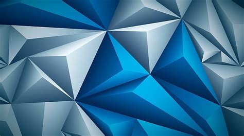 1366x768px Free Download Hd Wallpaper Blue And Gray Pyramid
