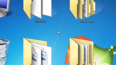 Windows 7 How To Easily Change The Icon Size Youtube