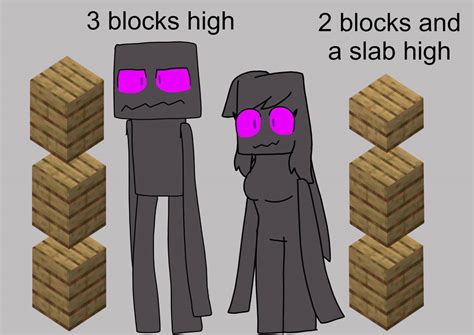 Enderman And Enderwoman Hight Difference By Sketchyboi25 On Deviantart