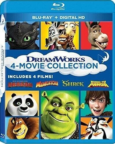 Dreamworks 4 Movie Collection Blu Ray For Sale Online Ebay