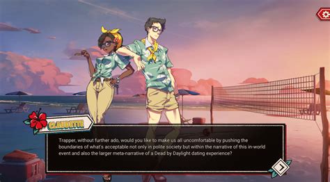 Hooked On You A Dead By Daylight Dating Sim Review Cute But Cowardly