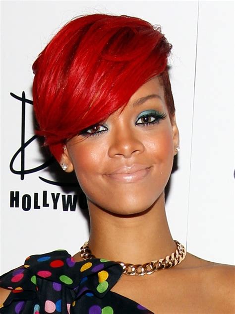 Rihanna Reason For Red Hair Color