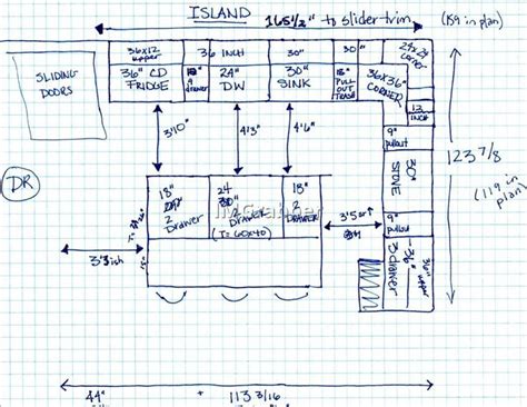 Kitchen cabinet sizes are largely standardized. Kitchen island dimensions, Kitchen cabinet layout, Kitchen ...