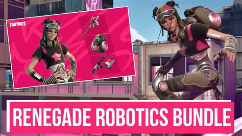 New Fortnite Renegade Robotics Bundle Renegade Runner Review Youtube