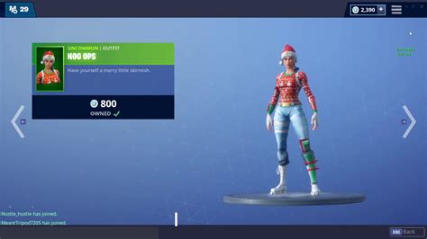 Fortnite Buying Nog Ops Skin And You Shouldnt Have Pickaxe Youtube