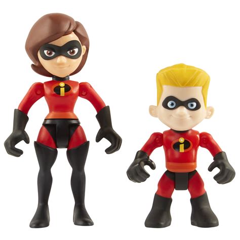 Buy Incredibles 2 Disney S 2 3 Inch Mrs Incredible Precool 2 Pack Elastigirl And Dash Pre Cool