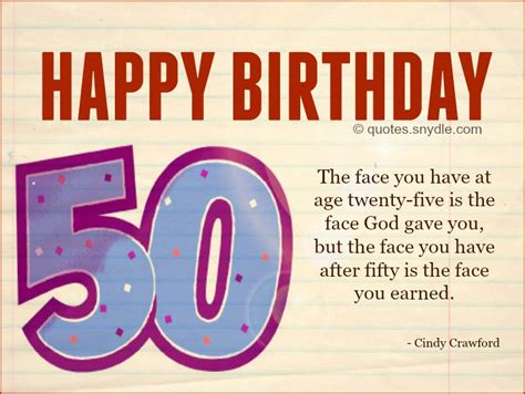 50th Birthday Messages For Men