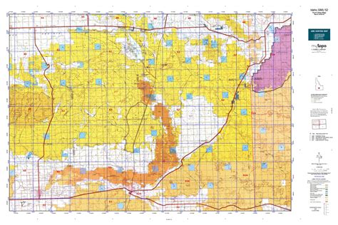 Idaho Gmu 52 Map Mytopo