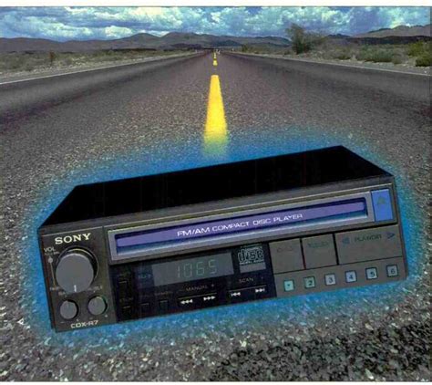 Sony Car Cd Player On The Road July 1984