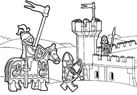 Lego nexo knights ultimate clay coloring page free coloring. Knight Kingdom Lego Coloring Page | Coloring Sky