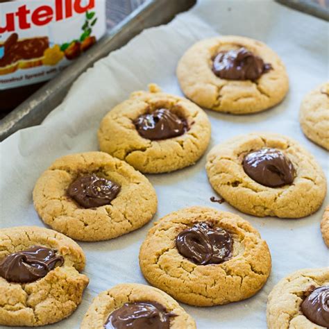 Quick Easy Made Nutella Thumbprint Cookies The Cooking Masters