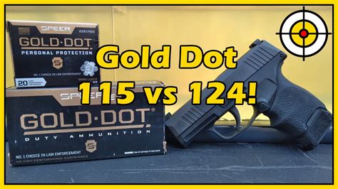 Is Gold Dot The Gold Standard 9mm Speer Gold Dot 115 Vs 124 Ballistic