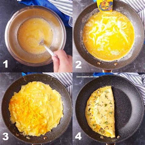 Omelette Recipe Step By Step Baked Egg Omelette Recipe My Homemade