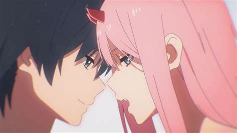 Darling In The Franxx Hiro And Zero Two Anime Anime Kiss Anime Music