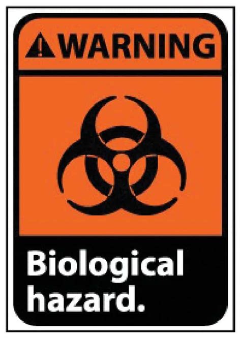 National Marker Warning Biological Hazard Sign Facility Safety And