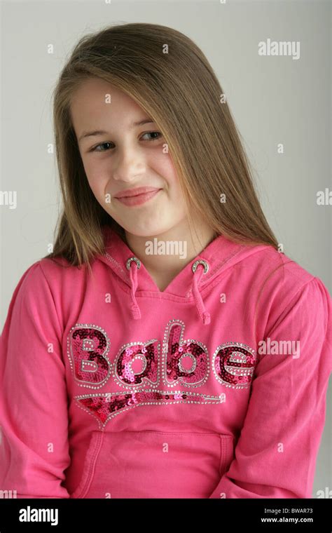 Portrait Of A Ten Year Old Girl Stock Photo Alamy