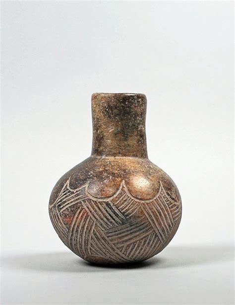 Bottle 12th9th Century Bc Mexico Mesoamerica Culture Olmec