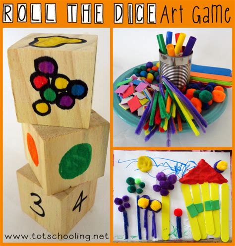 Roll The Dice Art Game Inspired By Creativegalaxy Amazonkids