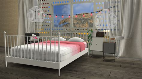 Sims 4 Ccs The Best Ikea Leirvik Bed Frame And Hay Bed