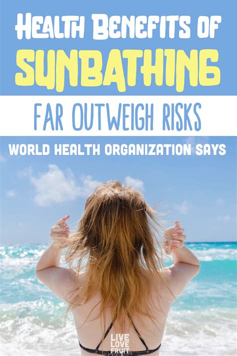 health benefits of sun exposure can actually outweigh risks world health organization says