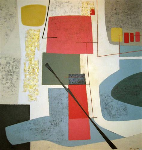 Stanley Bate Vana Abstract Art Abstract Mid Century Modern Art