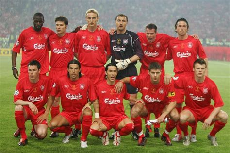 Liverpool Champions League Final Squad 2005