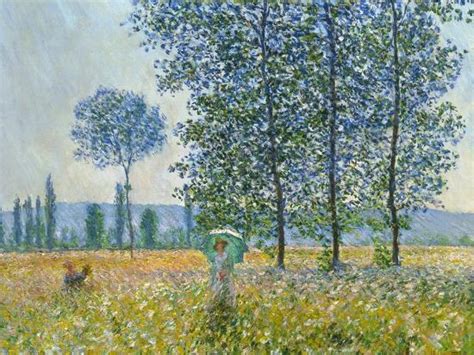 Fields In Spring 1887 Giclee Print Claude Monet