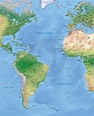 North Atlantic Ocean In World Map Countries Seas Vanguard - ocean wildlife