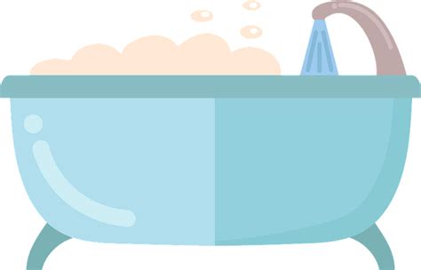 Download High Quality Bathtub Clipart Blue Transparen