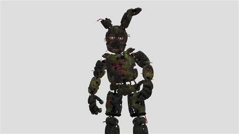 Curse Springtrap Fnaf Ar Download Free 3d Model By Co