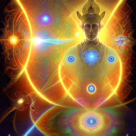 Fractal Universe Spiritual And Meditation Generative Ai Illust