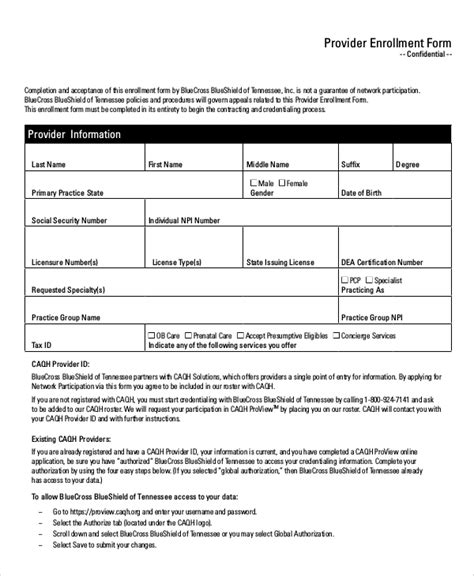 Free 8 Sample Medicare Forms In Ms Word Pdf