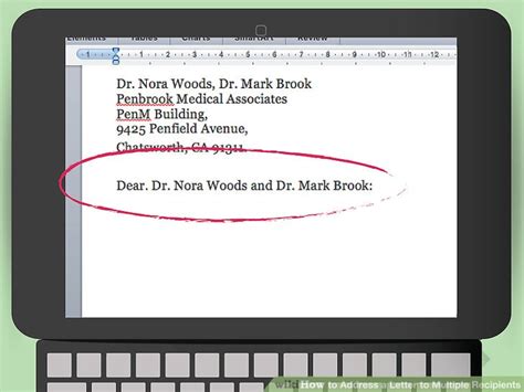 How To Address A Letter To Multiple Recipients 15 Steps
