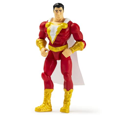 Dc Comics 4 Inch Shazam Action Figure With 3 Mystery Accessories