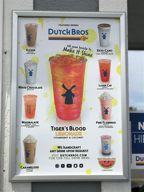 Pin By Oneta Underwood On Dutch Bros Hits Dutch Bros Secret Menu